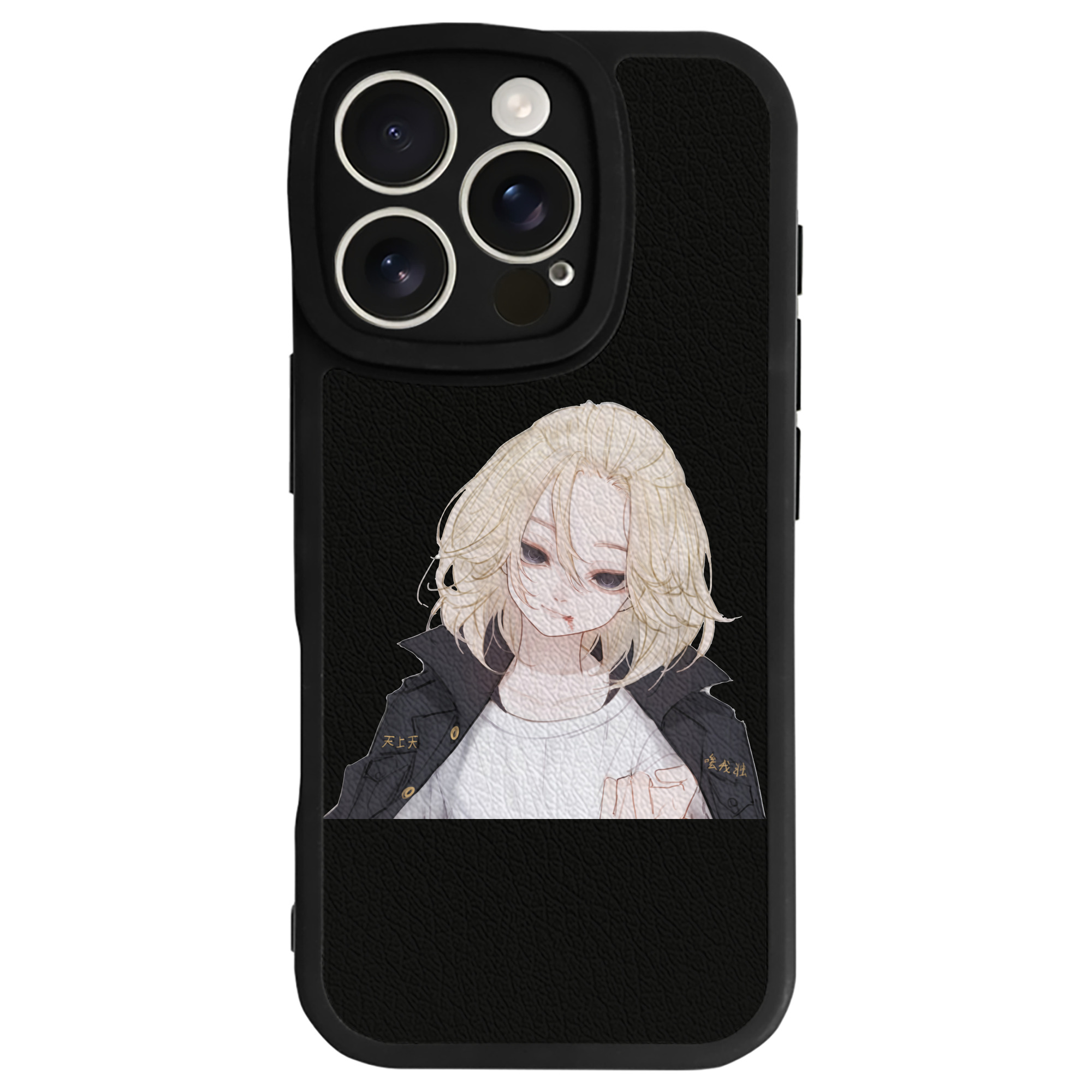 （画像用） 東京リベンジャーズ Tokyo Revengers 【iPhone 16シリーズ対応】シリコンスマホケース（レザー調） 材質：シリコン